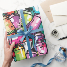 Papel De Presente Arte de Grafite