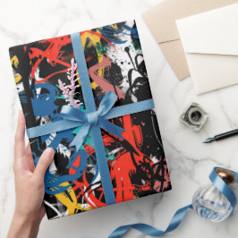 Papel De Presente Arte de Grafite