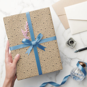 Papel De Presente Arte de Linha de Redemoinho Cósmico (Luz da Coroa 