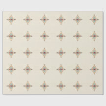 Arte de padrão de bordado geométrico marroquino pe