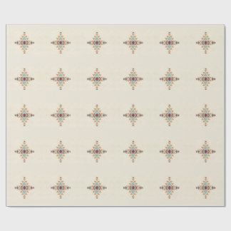 Papel De Presente Arte de padrão de bordado geométrico marroquino pe