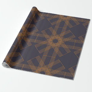 Papel De Presente Arte de padrão dinâmico, moderno, legal, de linha