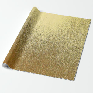 Papel De Presente Arte Dourado brilhante