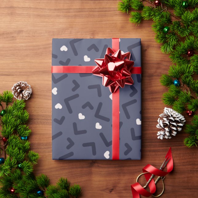 Papel De Presente Arte Feminina Cativante de Amor (Presente de Natal)