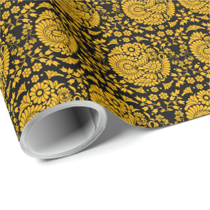 Papel De Presente Arte Folclórica de Países Eslovacos