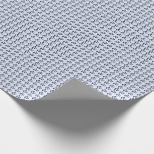 Papel De Presente Arte Gráfica de Padrão Contínuo Desenhado à Mão Mi