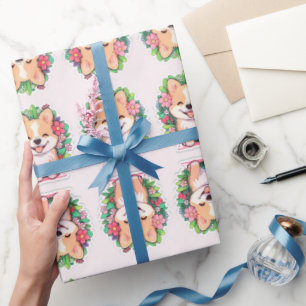 Papel De Presente Arte Lápida Cachorro Pequena E Bonita