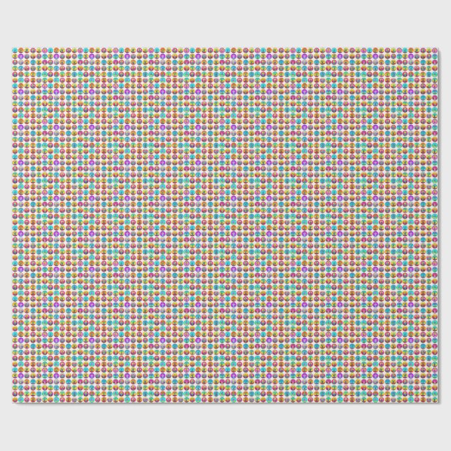 Papel De Presente Arte pop de cactus plantas suculentas jardim jardi (Aberto)