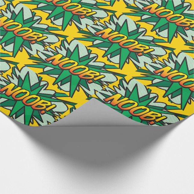 Papel De Presente Arte Pop de Quadrinhos Divertidos e Retrô (Ponta)