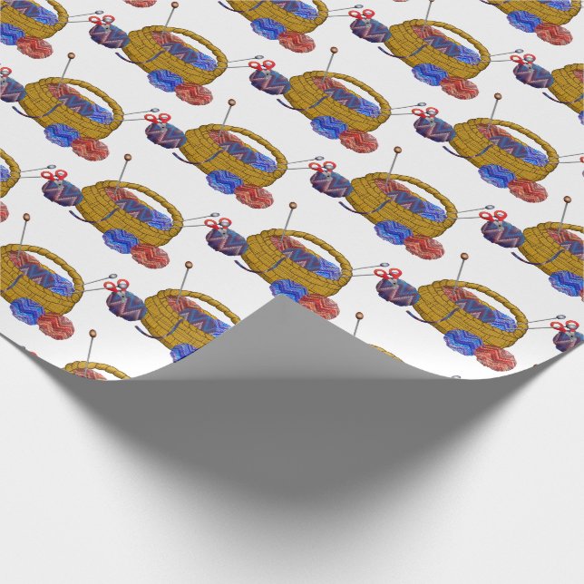 Papel De Presente Artesanato de Agulhas de tricô de Yarn (Ponta)