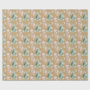 Papel De Presente Artesanato Noz Pinhão bailarina rosa 