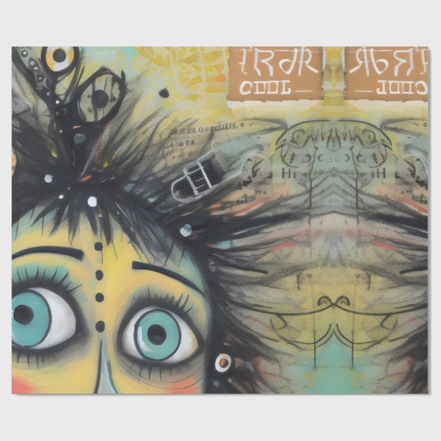 Papel De Presente ArtLady 12 Encantada e aflita (Aberto)