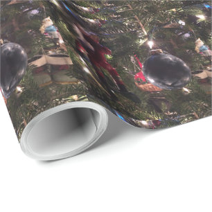 Papel De Presente Árvore de Cavalo de enfeites de natal