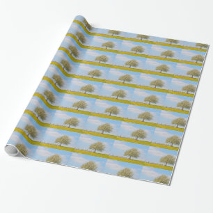 Papel De Presente Árvore De Cereja Em Primavera