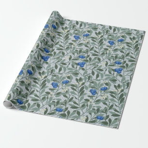 Papel De Presente Árvore de Mirtilo, William Morris