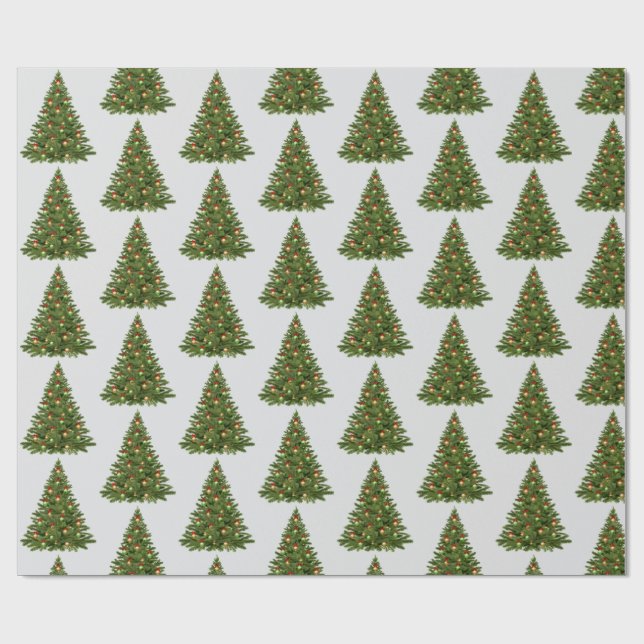 Papel De Presente Árvore de Natal (Aberto)