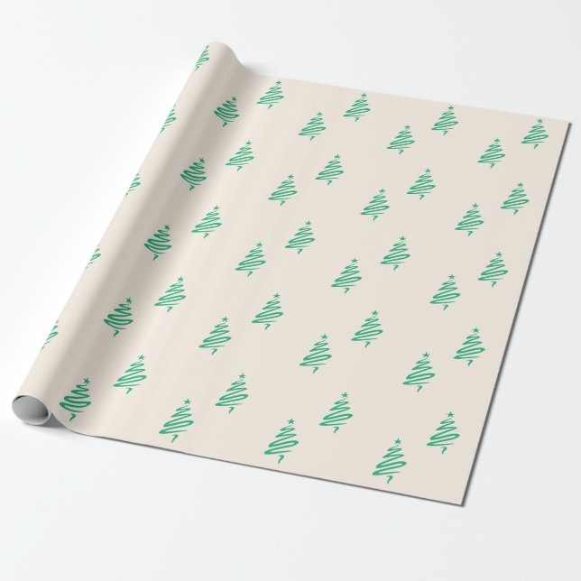Papel De Presente Árvore de Natal (Desenrolado)