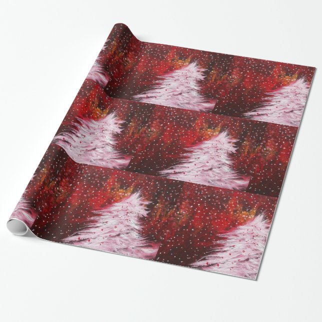 Papel De Presente Árvore de Natal (Desenrolado)