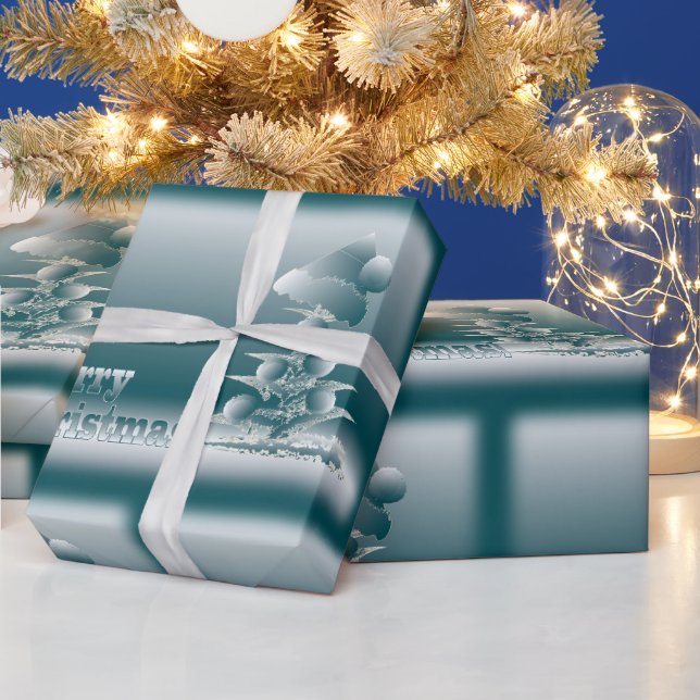 Papel De Presente árvore de Natal (Feriados)