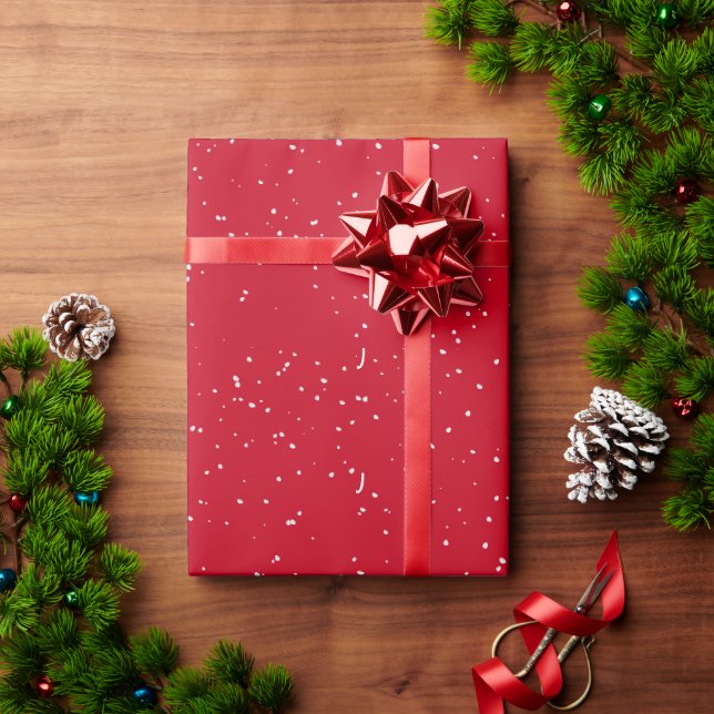 Papel De Presente Árvore de Natal Alegre (Presente de Natal)