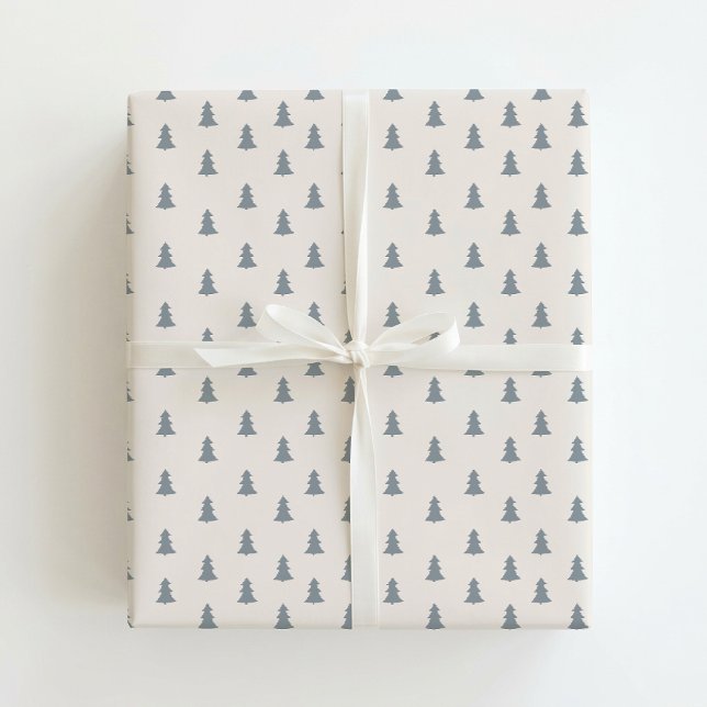 Papel De Presente Árvore de Natal Boho (Criador carregado)
