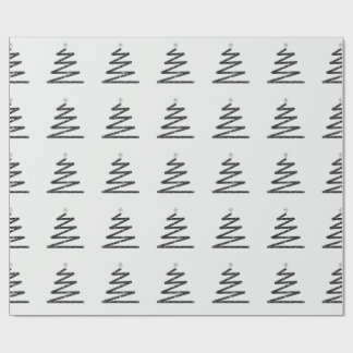 Papel De Presente Árvore de Natal brilhante