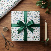 Árvore de Natal Chalé Alpino Tema Montanha Nórdica