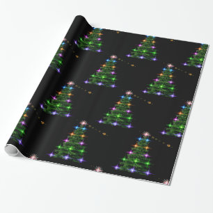 Papel De Presente Árvore de Natal decorativa