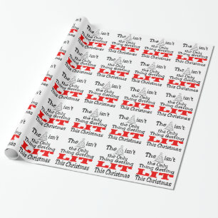 Papel De Presente Árvore de Natal engraçada não é a única coisa send