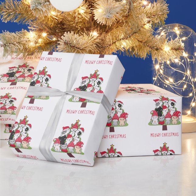 Papel De Presente Árvore de Natal Engraçado (Feriados)