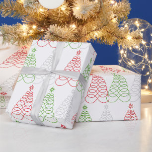 Papel De Presente Árvore de Natal Infinita
