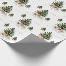 Árvore de Natal Moderna e Elegante em Dourado e Aq