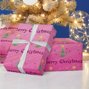 Papel De Presente Árvore de Natal pacífica