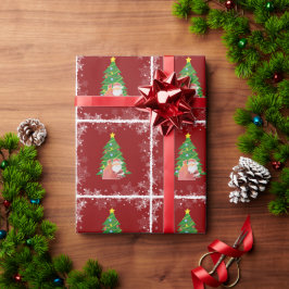 Papel De Presente Árvore de Natal | PAPAIS NOEIS | personalizável