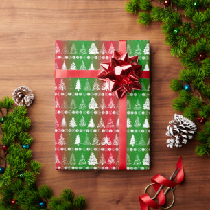 Papel De Presente Árvore de Natal rico
