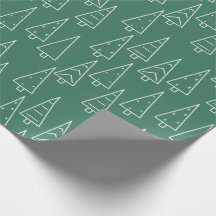 Árvore de Natal Verde Padrão Moderno