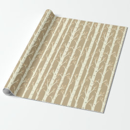 Papel De Presente Árvores de Bétula