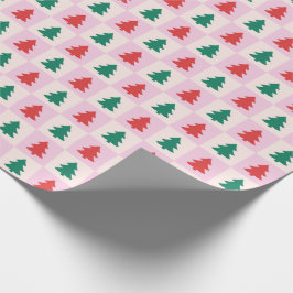 Papel De Presente Árvores de Natal