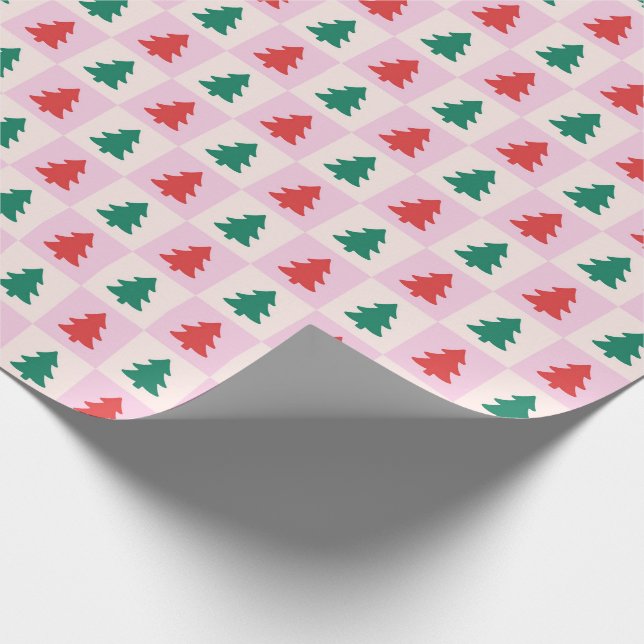 Papel De Presente Árvores de Natal (Ponta)