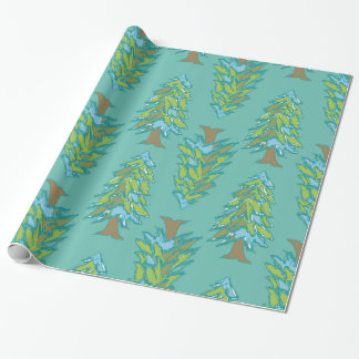Papel De Presente Árvores do inverno