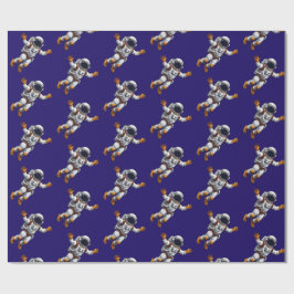 Papel De Presente Astronaut in space