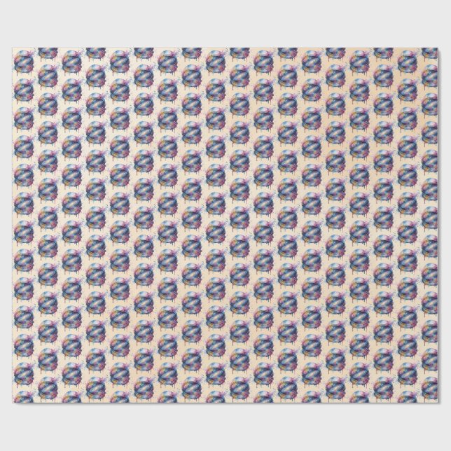 Papel De Presente Astronauta (Aberto)