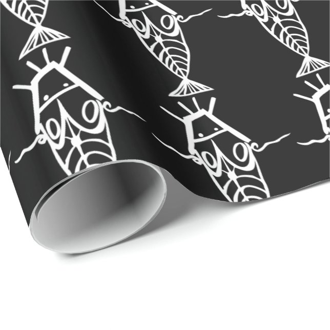 Papel De Presente Astronautas Antigos (Ponta do rolo)