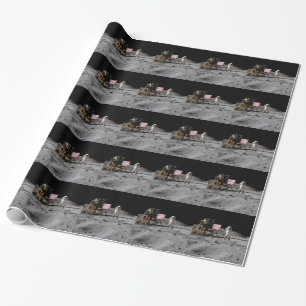 Papel De Presente Aterragem de lua