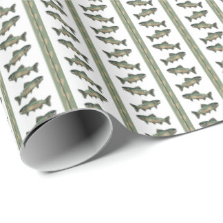 Papel De Presente Atlantic Salmon Stripe
