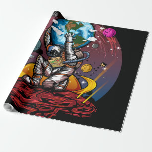Papel De Presente Atlas Space Man