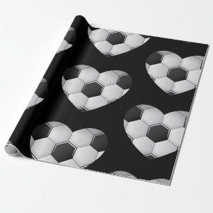 Papel De Presente atleta de esportes cardíacos de futebol amoroso