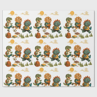 Papel De Presente Atleta Dino-Mite Personalizado