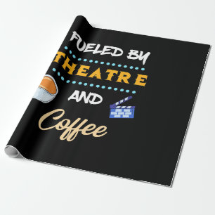 Papel De Presente Ator Alimentado Por Café De Teatro