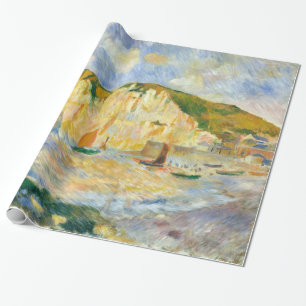 Papel De Presente Auguste Renoir Sea and Cliffs
